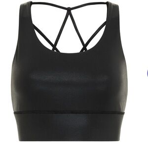 Crowned Athletics Glitter Black Sports Bra